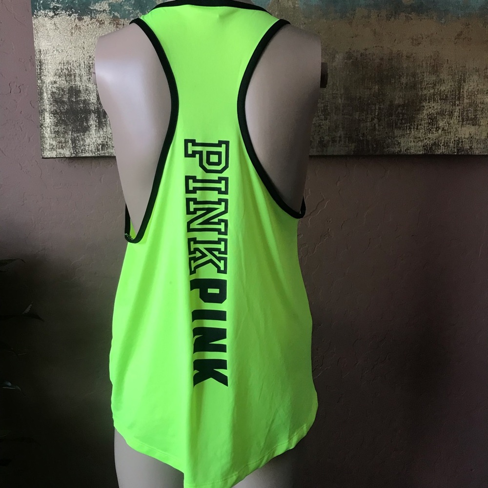 VS Pink Racerback Tank Top